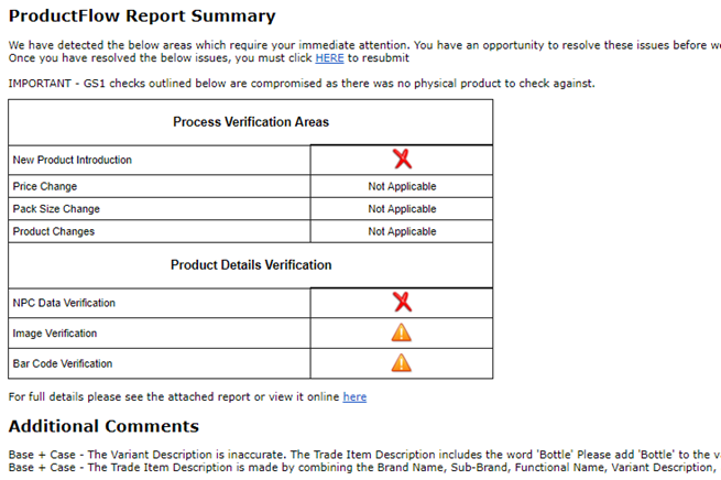 Understanding Pending Failure Reports GS1 New Zealand Support Centre Understanding Pending Failure Reports GS1 New Zealand Support Centre